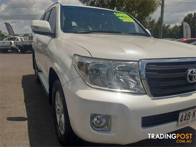 2012 Toyota Landcruiser VDJ200R MY12 Altitude (4x4) White 6 Speed Automatic Wagon