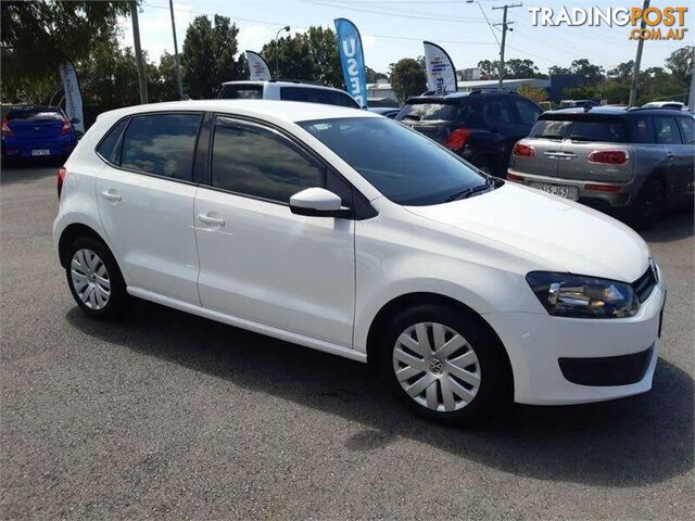 2013 Volkswagen Polo 6R MY14 Trendline White 7 Speed Auto Direct Shift Hatchback