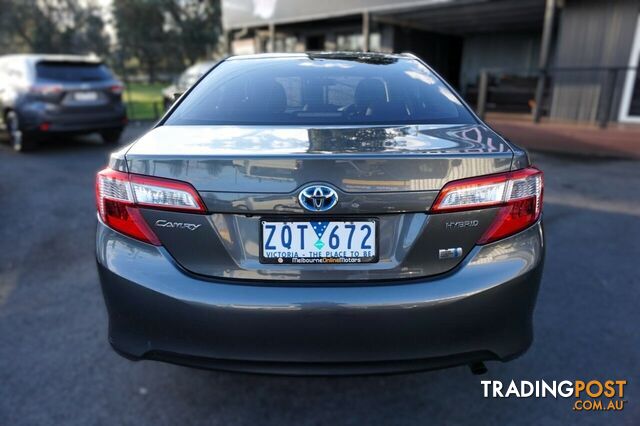 2013 TOYOTA CAMRY   SEDAN