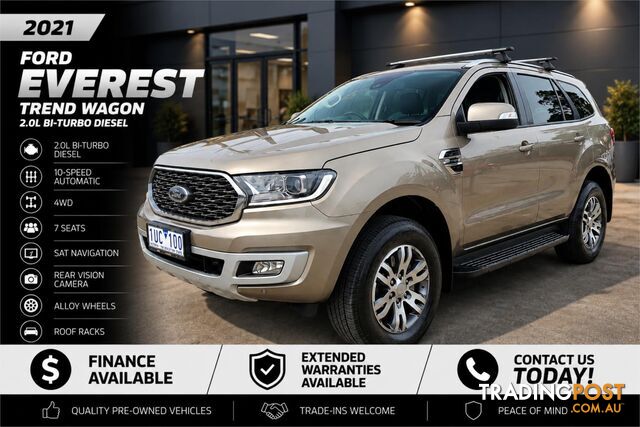 2021 Ford Everest Wagon Trend UA II 2021.25MY