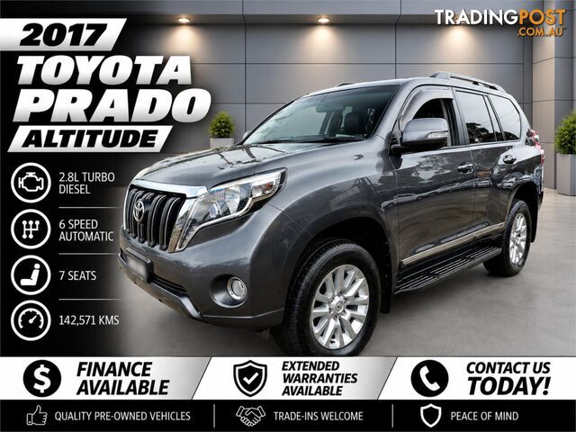 2017 Toyota Landcruiser Prado Wagon Altitude GDJ150R