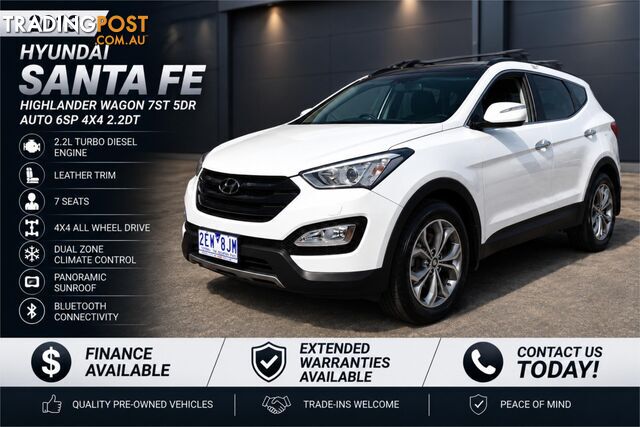 2013 Hyundai Santa Fe Wagon Highlander DM MY14