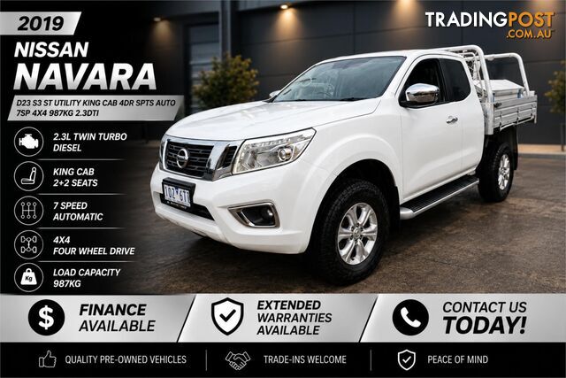 2019 Nissan Navara Utility ST D23 S3