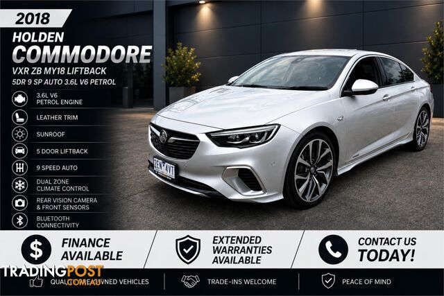 2018 Holden Commodore Liftback VXR ZB MY18