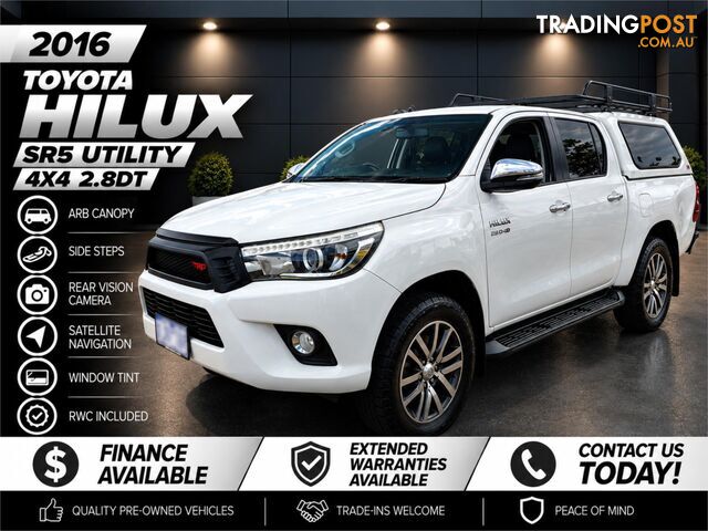 2016 Toyota Hilux Utility SR5 GUN126R