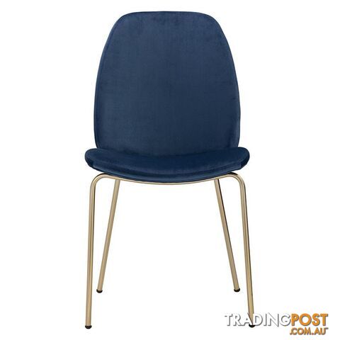 ADELIA Dining Chair - Jungle Green & Brass - 241221 - 5713941086464