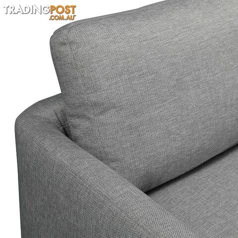 TIANA 3 Seater Sofa With Right Chaise - Grey - HD-2188-R - 9334719004587