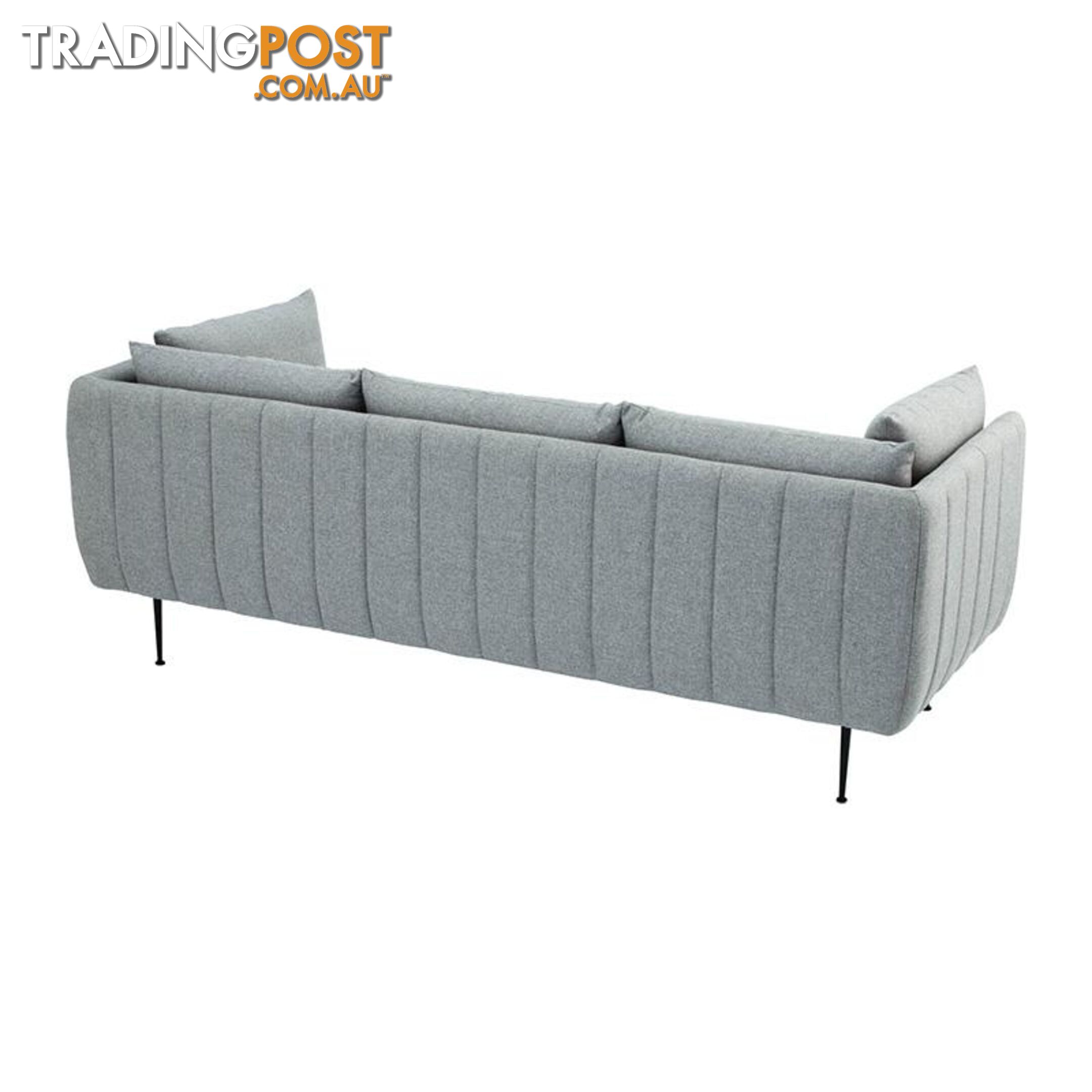 SUPRA 3 Seater Sofa - Pale SIlver - 233123 - 9334719006871