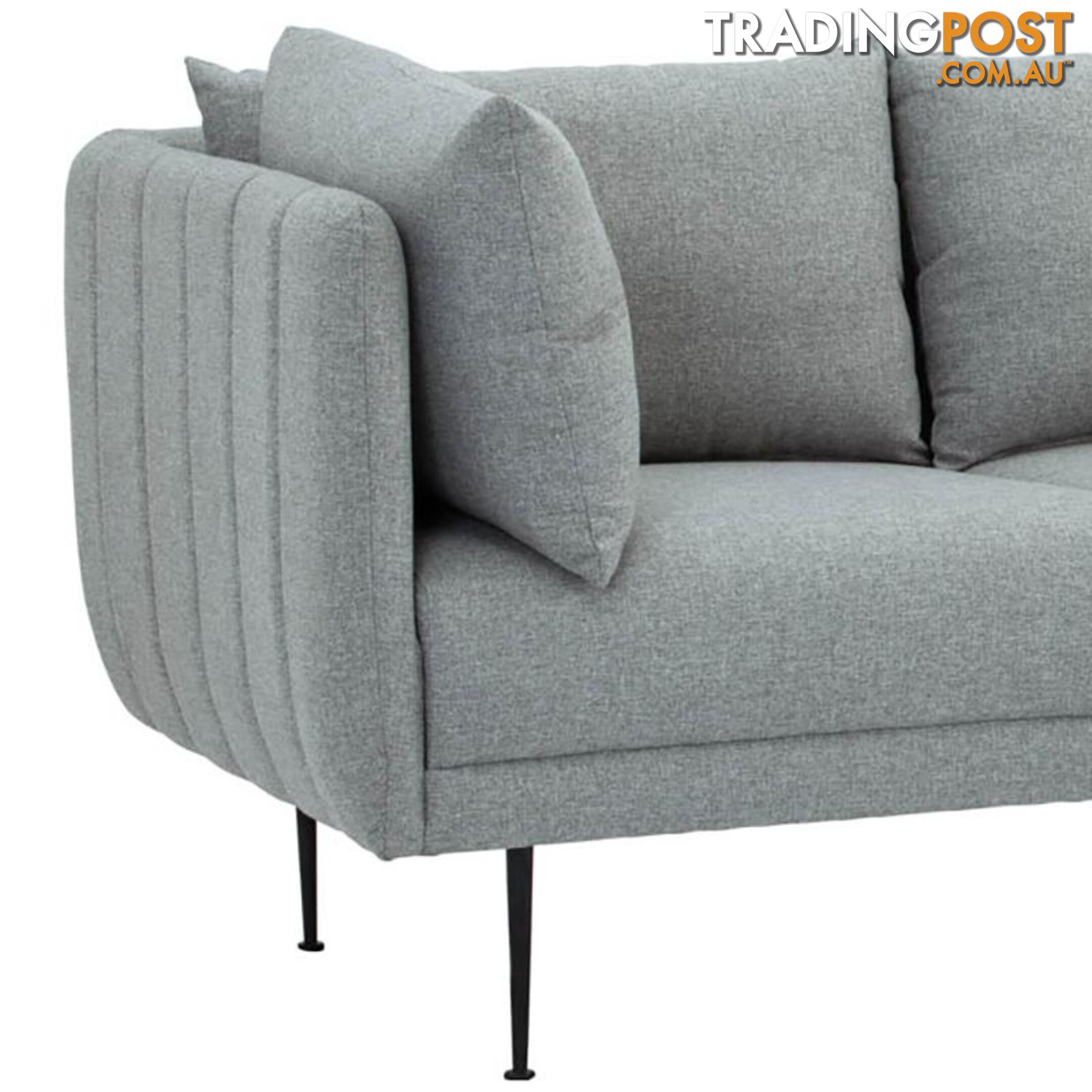 SUPRA 3 Seater Sofa - Pale SIlver - 233123 - 9334719006871