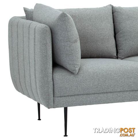 SUPRA 3 Seater Sofa - Pale SIlver - 233123 - 9334719006871