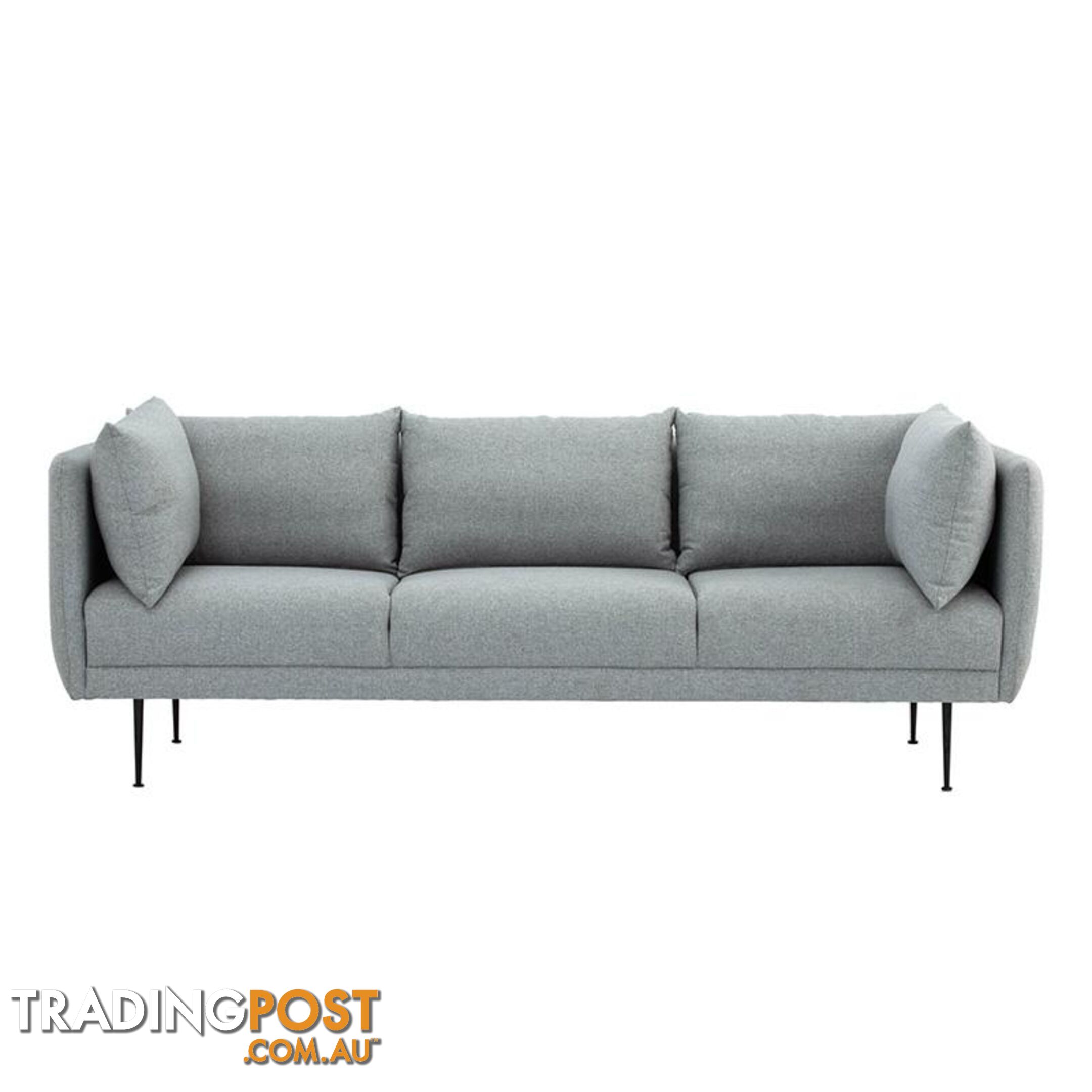 SUPRA 3 Seater Sofa - Pale SIlver - 233123 - 9334719006871