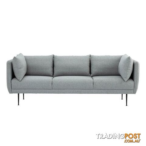 SUPRA 3 Seater Sofa - Pale SIlver - 233123 - 9334719006871