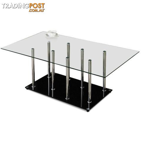 CAMILEA  Coffe Table 1.1M - Glass - UCT438 - 9334719001951