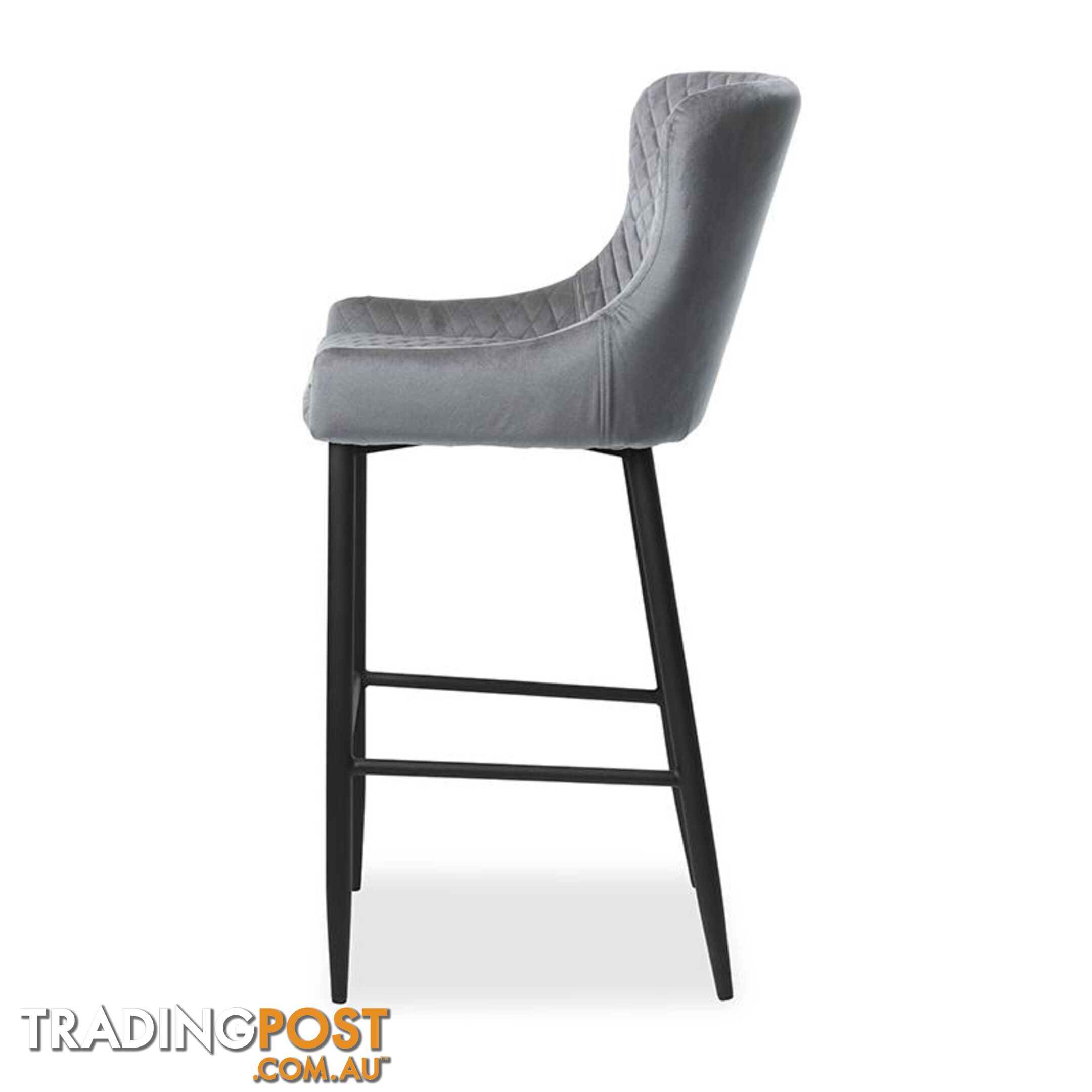 DANYA Counter Stool - Grey - 38530008 - 5704745081298