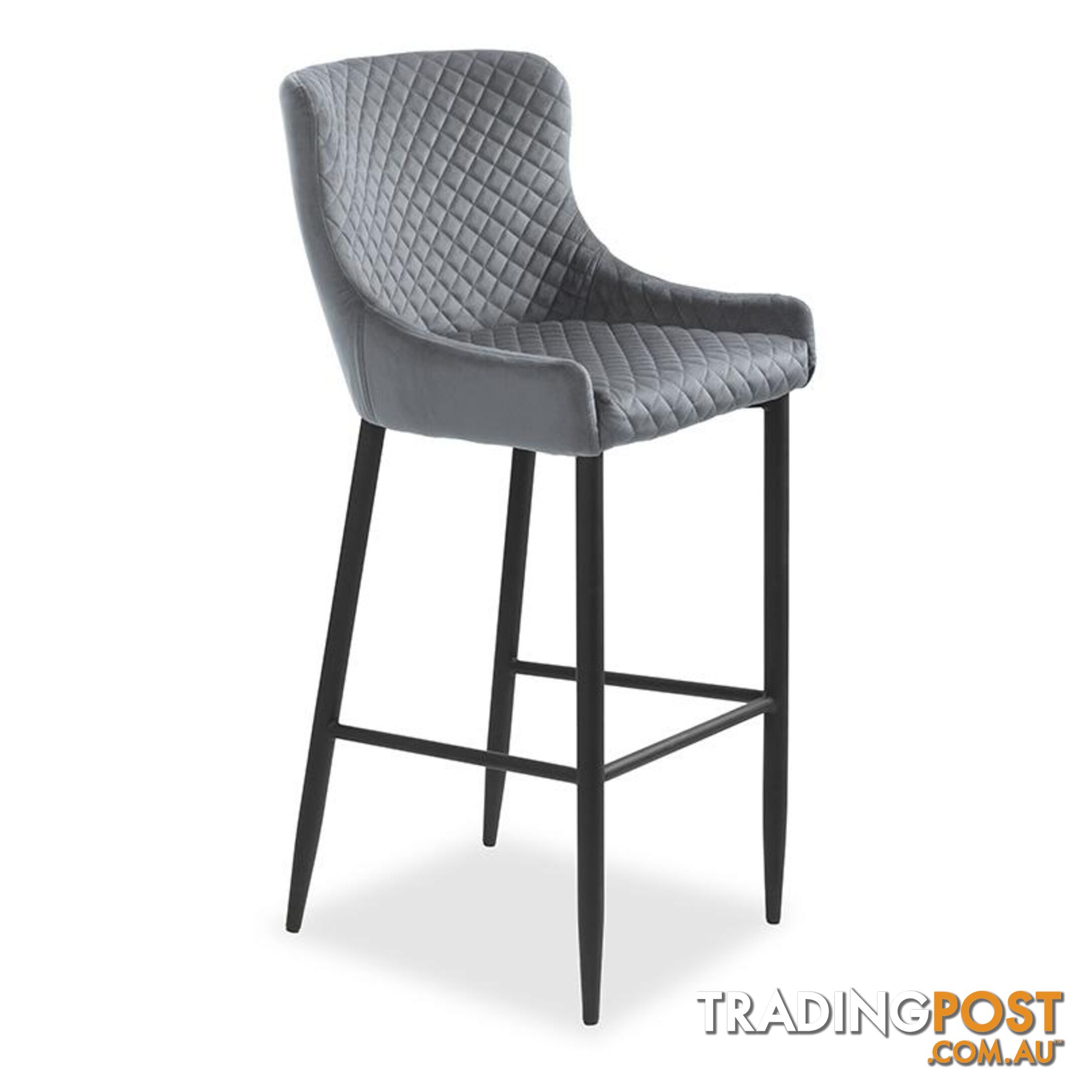 DANYA Counter Stool - Grey - 38530008 - 5704745081298