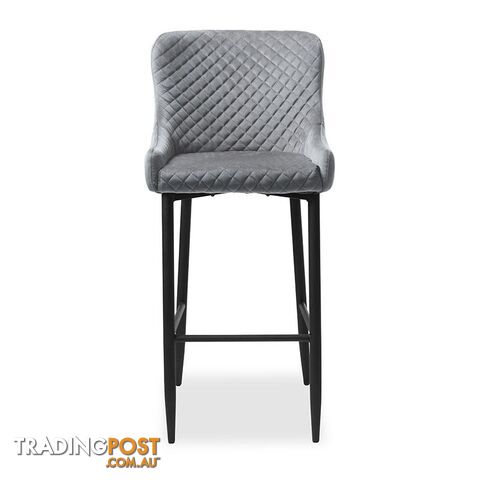 DANYA Counter Stool - Grey - 38530008 - 5704745081298