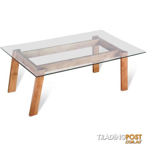 MARVEL Glass and Wood Coffee Table - UCT4031 - 9334719007380