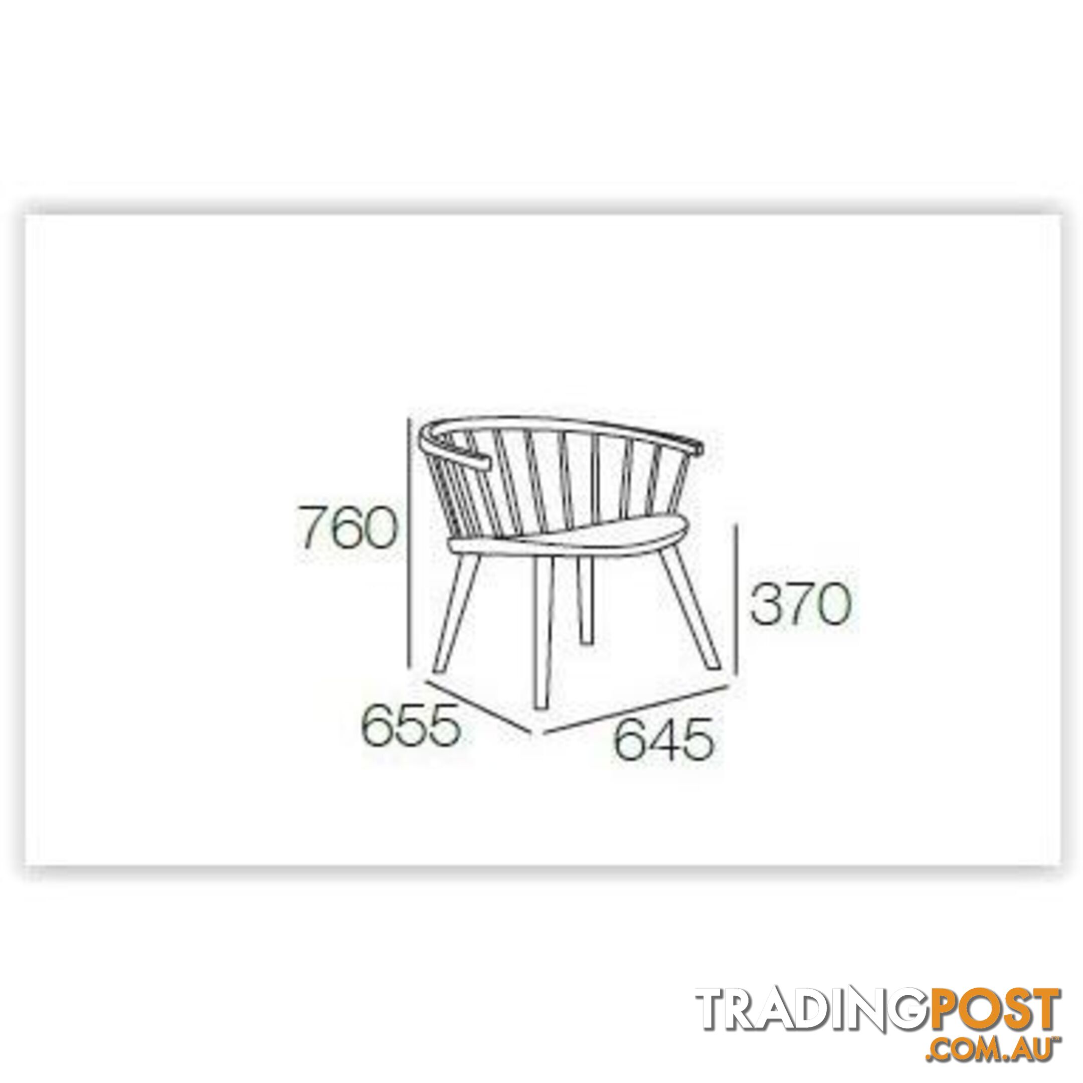 MOKE Lounge Chair Grey with Mint cushion - MOKE_LC1203-0002 - 9334719003283