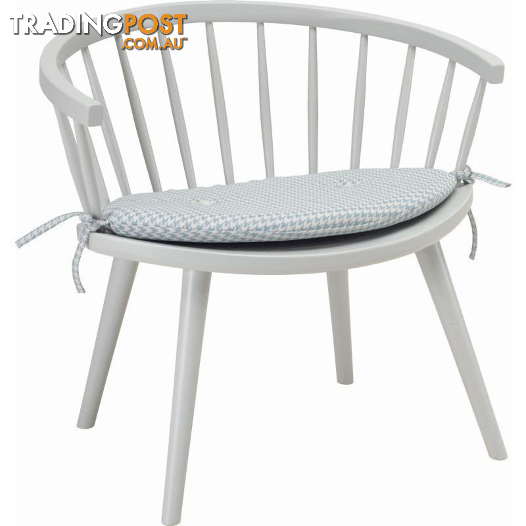 MOKE Lounge Chair Grey with Mint cushion - MOKE_LC1203-0002 - 9334719003283