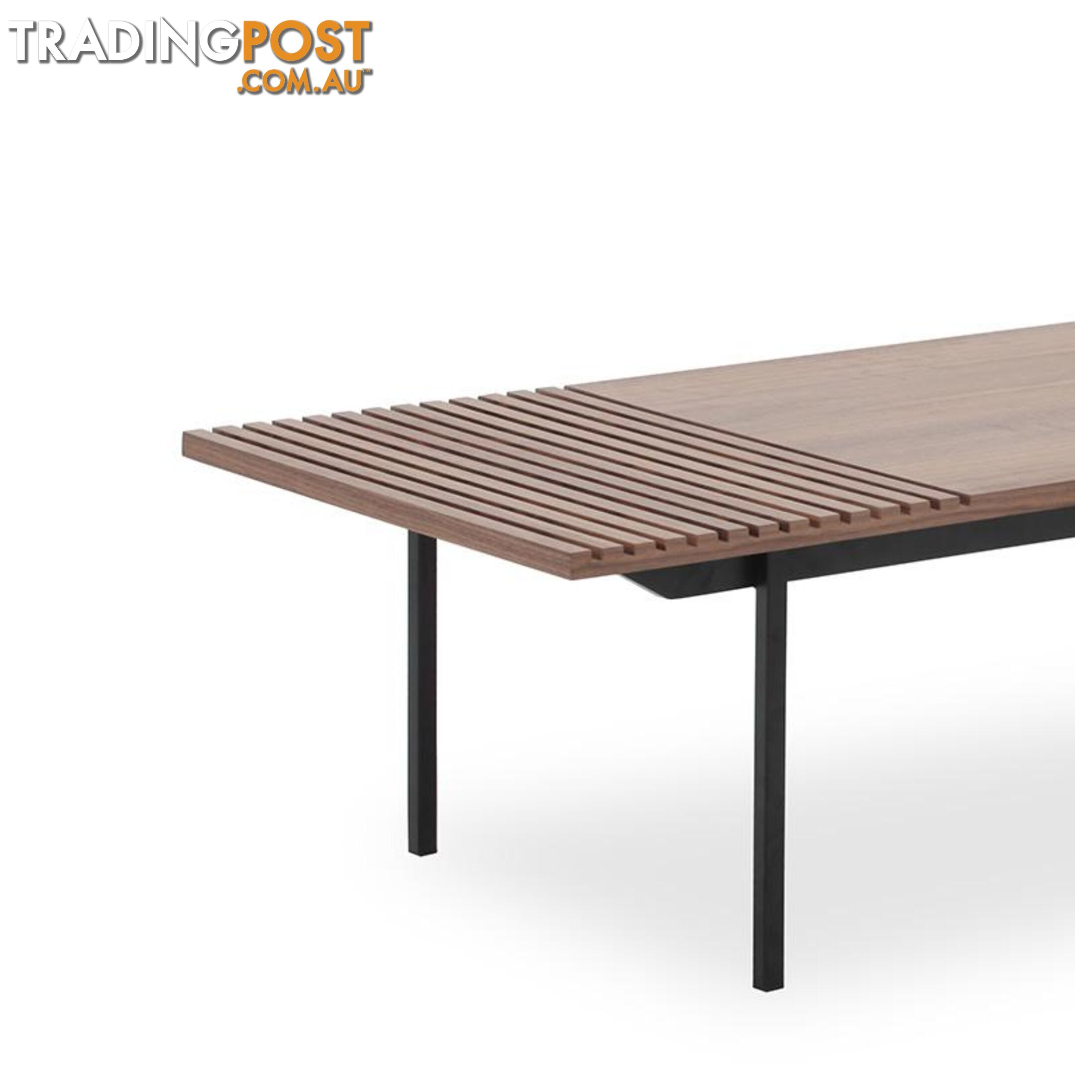 TOZZI Nest of Tables - Walnut & Black - DI-J5810A-B - 9334719001869