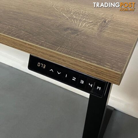 ALVIS Standing Desk with Lift 1.8M - Warm Oak & Black - WF-LD03 - 9334719011424