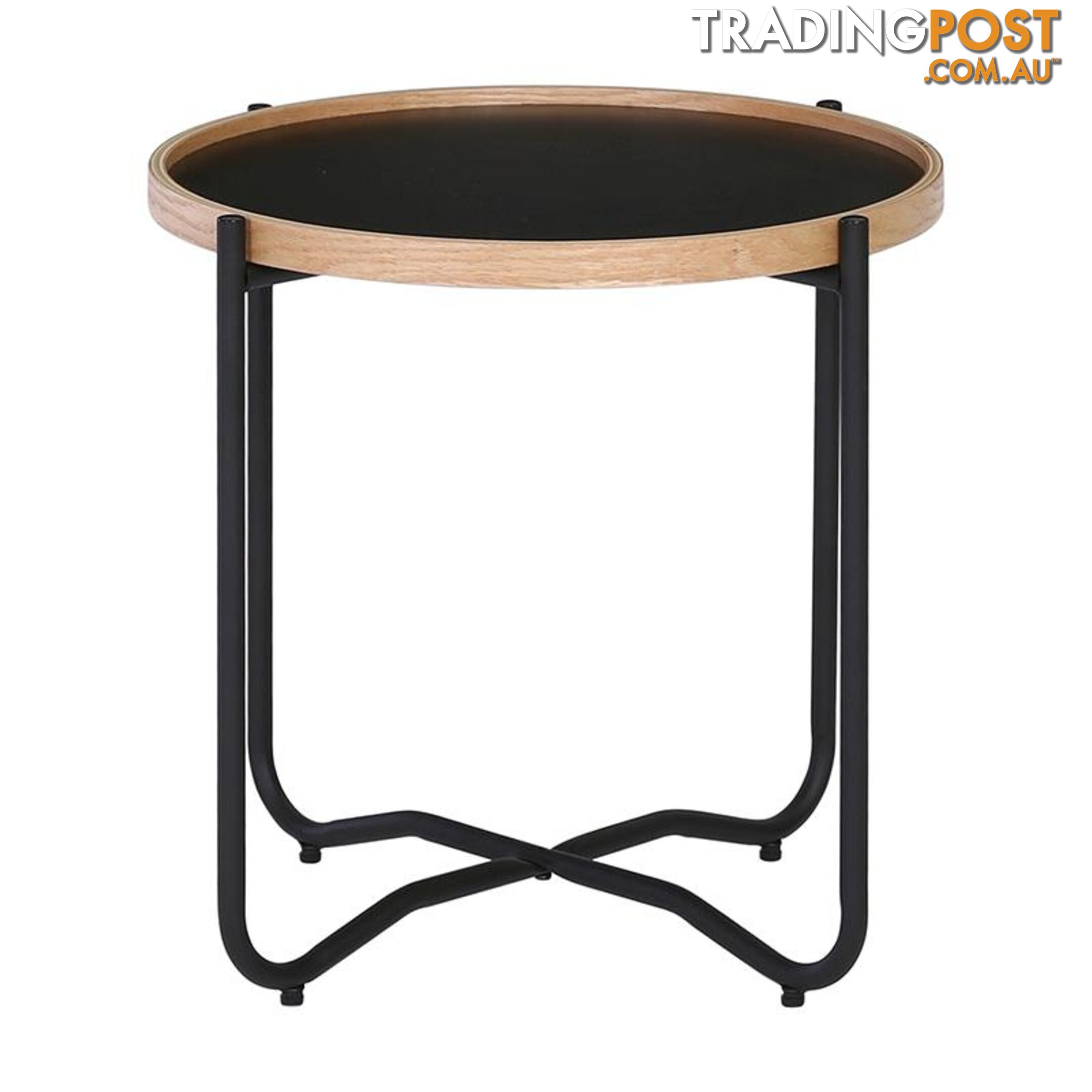 TANIX Side Table - Round - Black - 131022 - 9334719004808