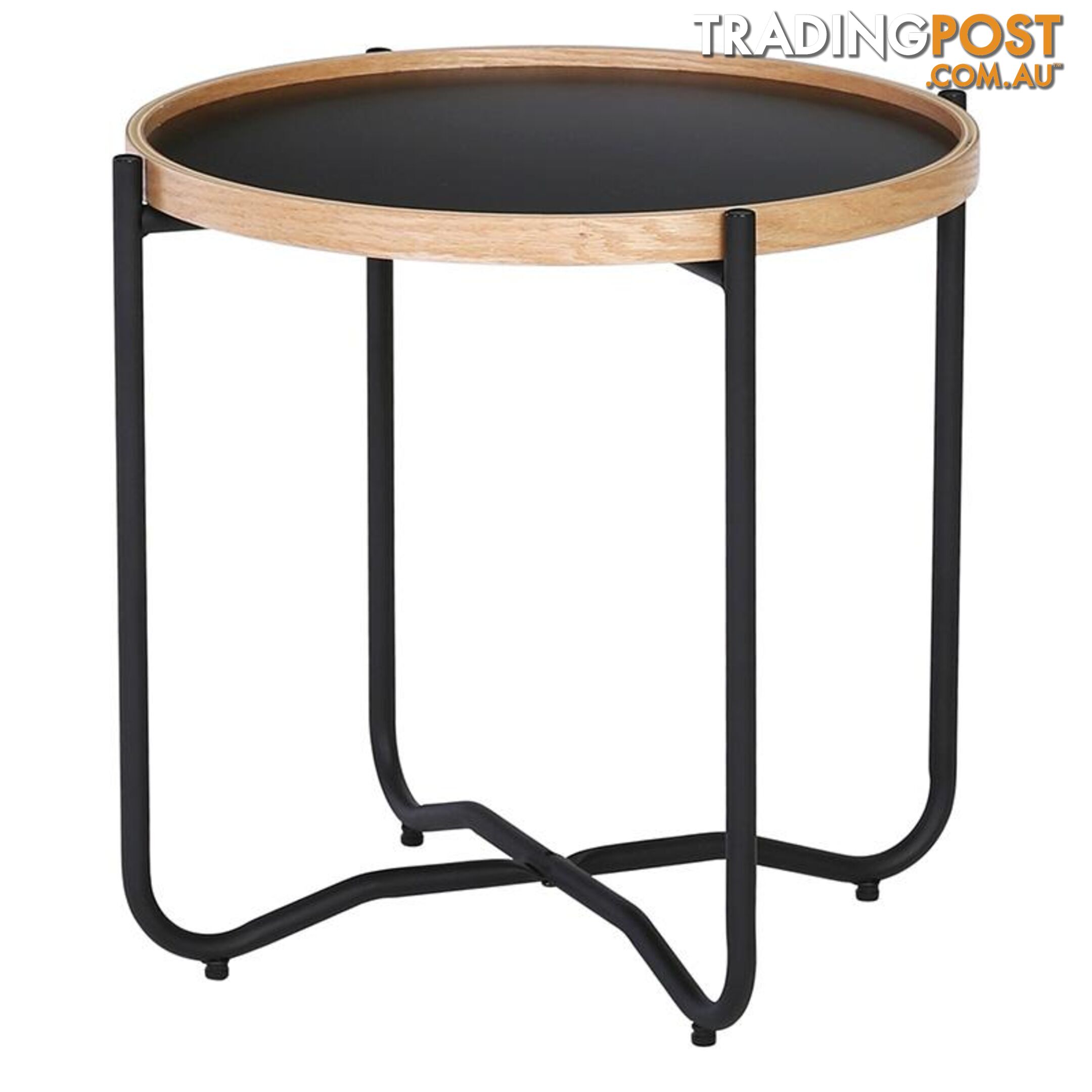 TANIX Side Table - Round - Black - 131022 - 9334719004808