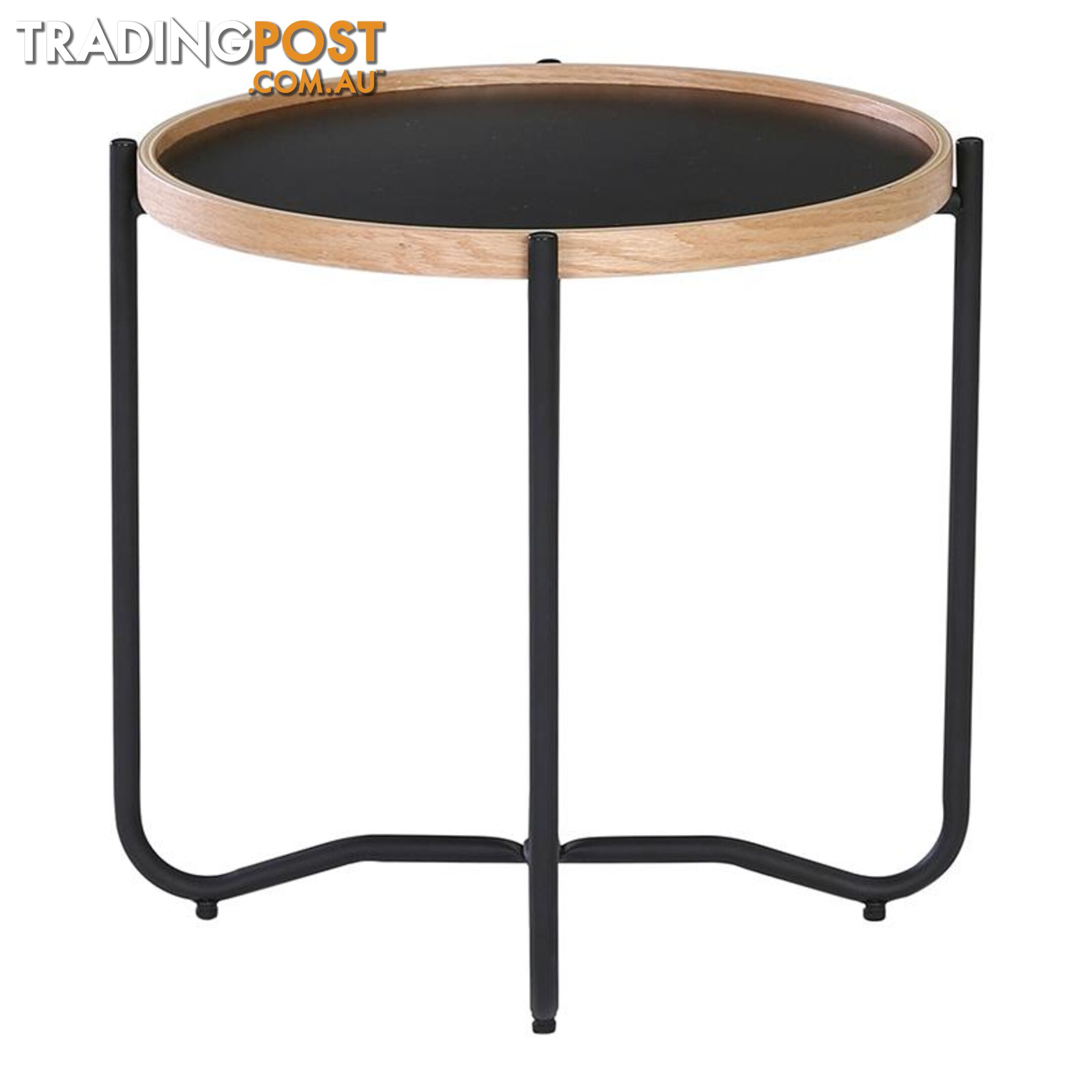 TANIX Side Table - Round - Black - 131022 - 9334719004808