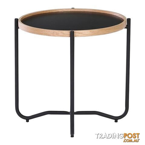 TANIX Side Table - Round - Black - 131022 - 9334719004808