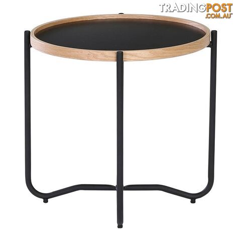 TANIX Side Table - Round - Black - 131022 - 9334719004808