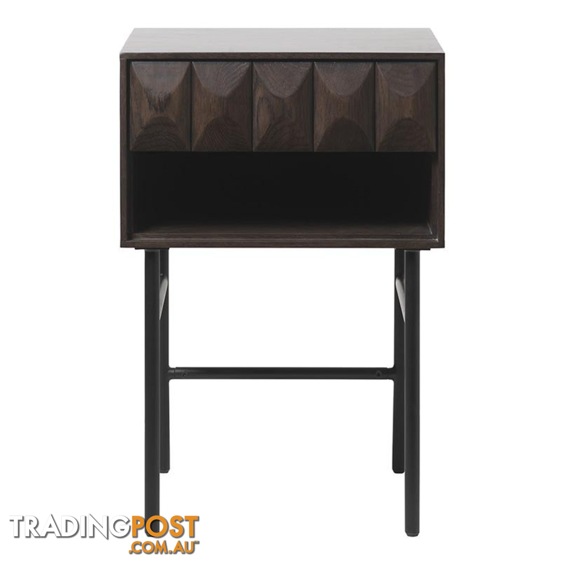 LATINA Side Table - Dark Brown / Black - 43423181 - 5704745097176