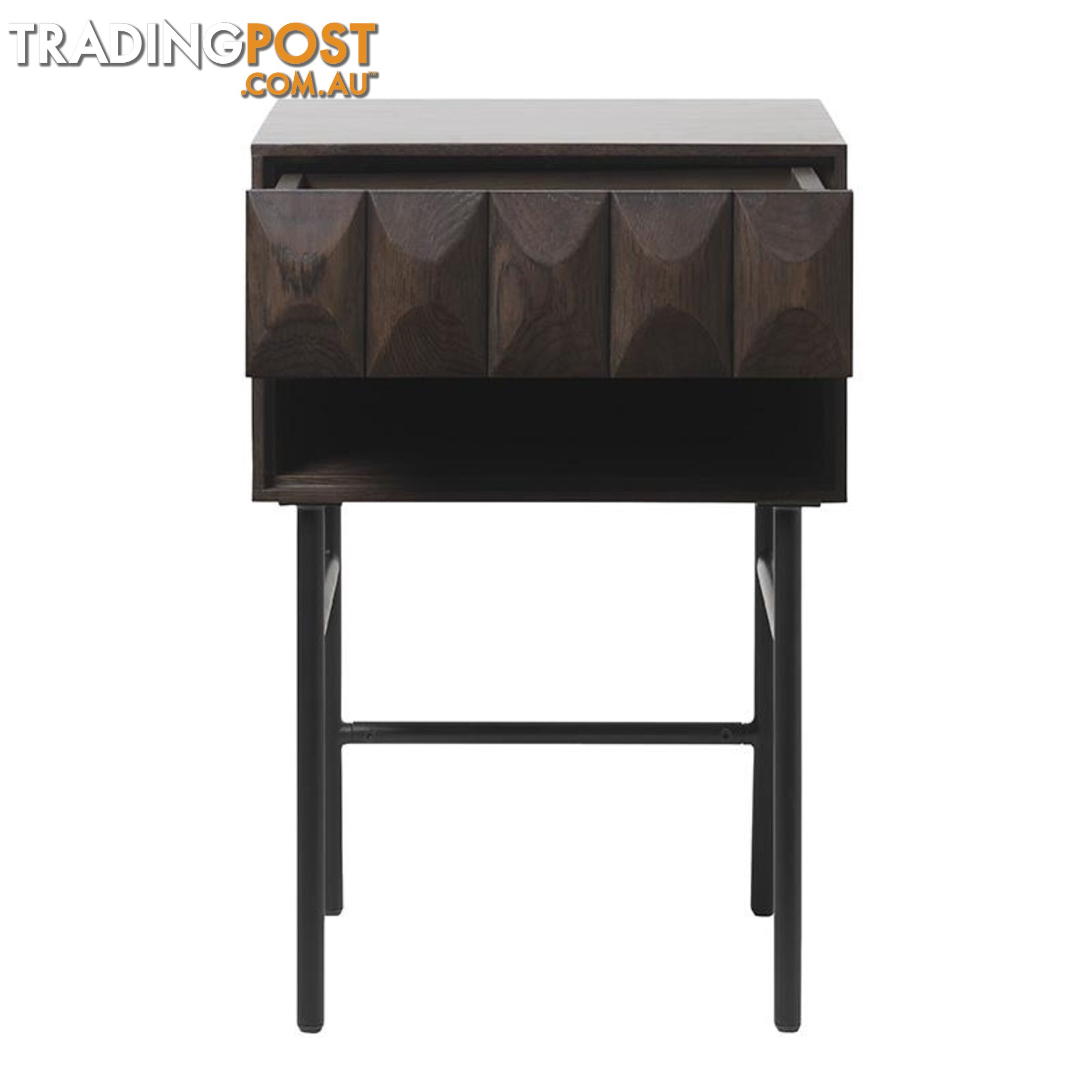 LATINA Side Table - Dark Brown / Black - 43423181 - 5704745097176