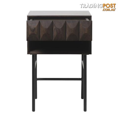 LATINA Side Table - Dark Brown / Black - 43423181 - 5704745097176