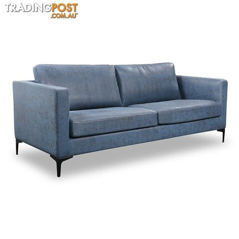 RYLAN 3 Seater Sofa - Blue - BO-6904-9-04 - 9334719001173