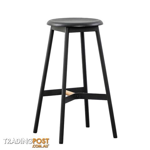NELLIE Counter Stool - Black &  Natural - BB-9117 - 9334719011028