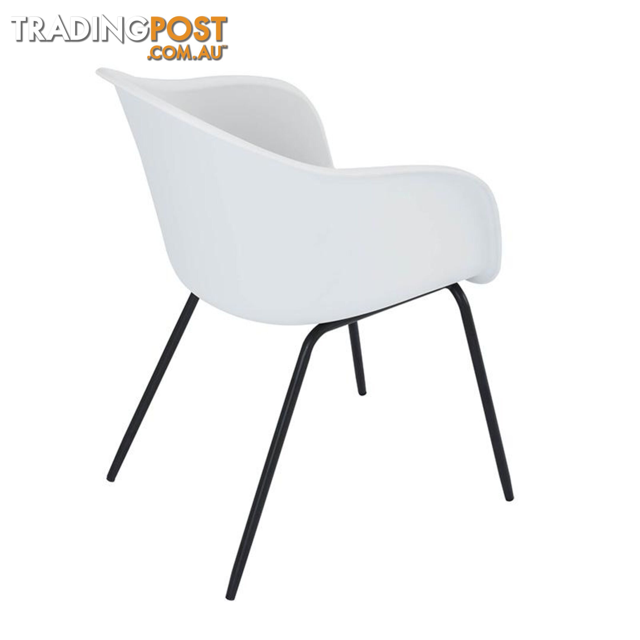 COLLEEN Dining Chair - White - 241184 - 9334719008417