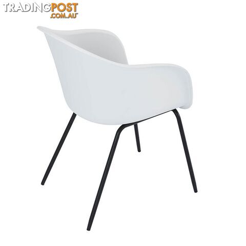 COLLEEN Dining Chair - White - 241184 - 9334719008417