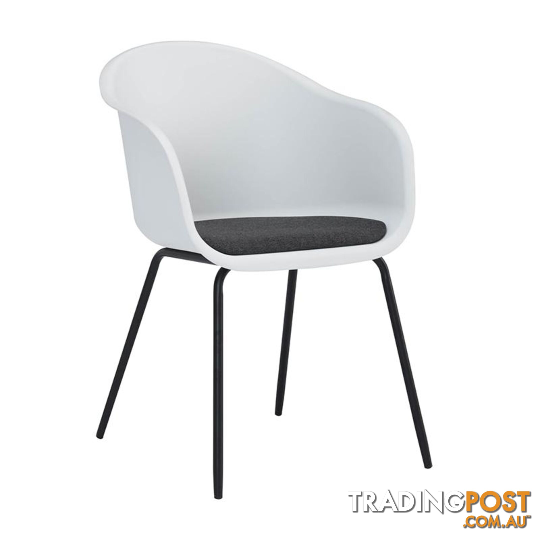 COLLEEN Dining Chair - White - 241184 - 9334719008417