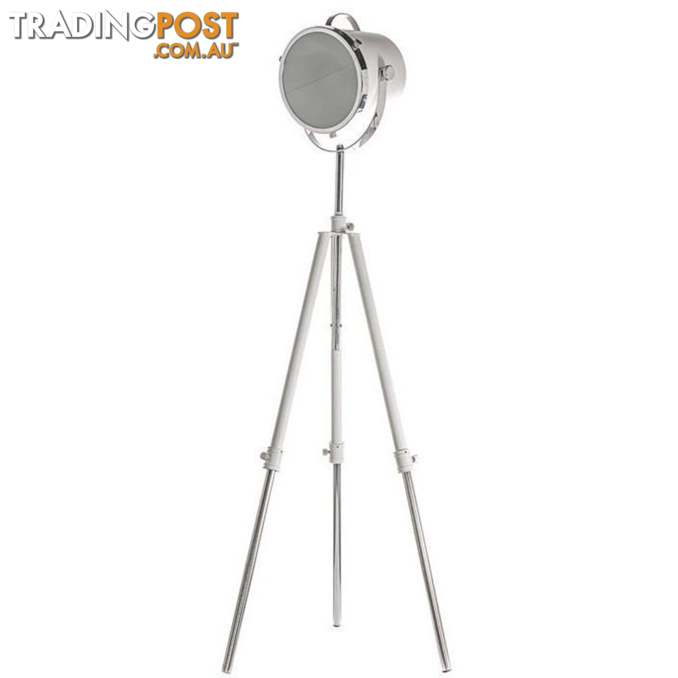 White Metal Floor Lamp - 14002-WHT - 9334719000114