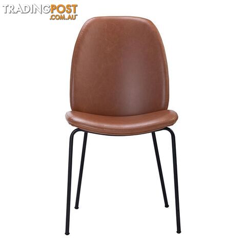 ADELIA Dining Chair - Tan & Black - 241220 - 5705994981704