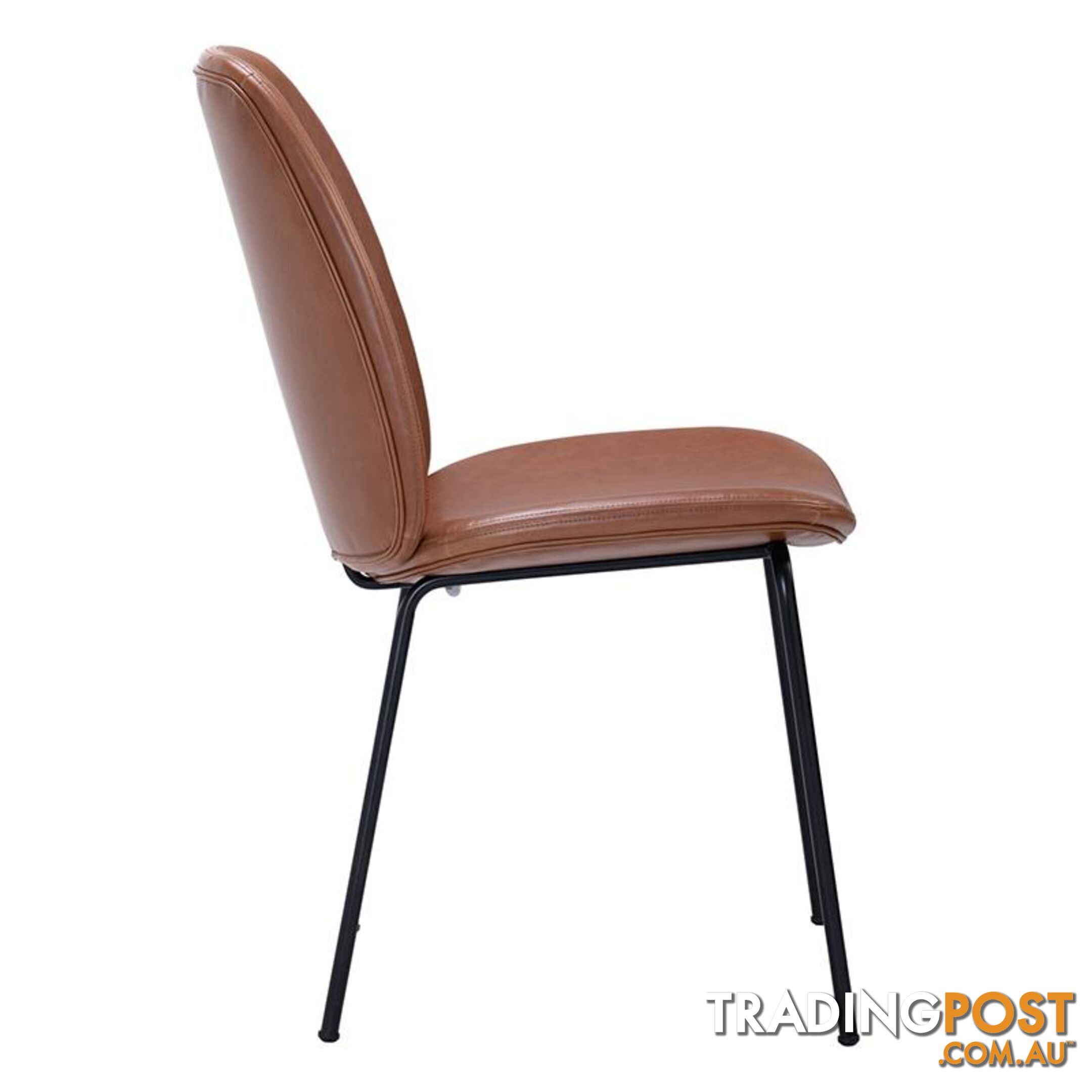 ADELIA Dining Chair - Tan & Black - 241220 - 5705994981704