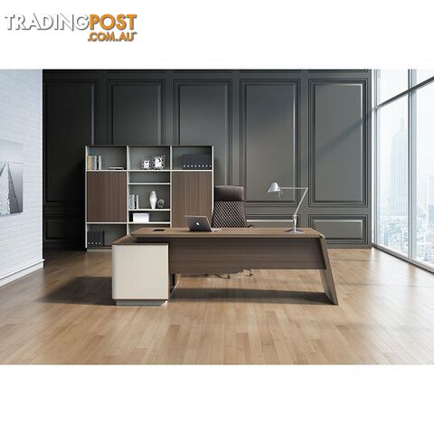 ANDERS Display Unit 2.4M - Australian Gold Oak & Beige - DF-TIAN-S0224 - 9334719011219