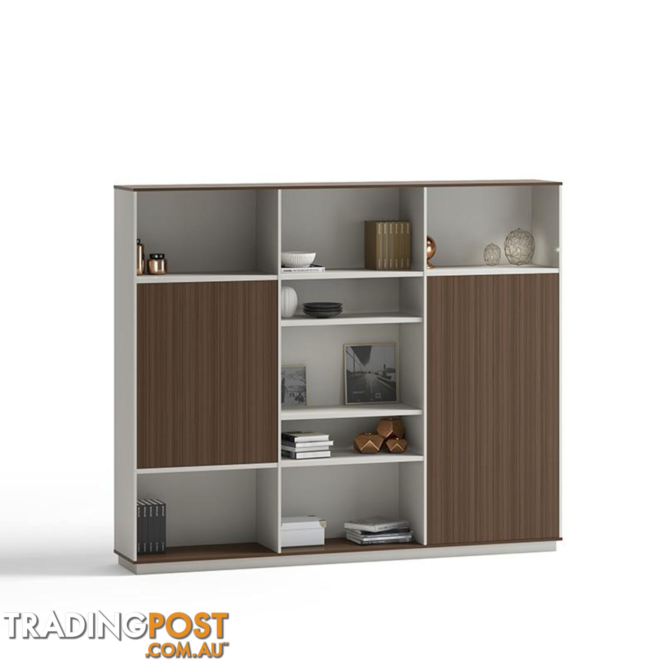 ANDERS Display Unit 2.4M - Australian Gold Oak & Beige - DF-TIAN-S0224 - 9334719011219