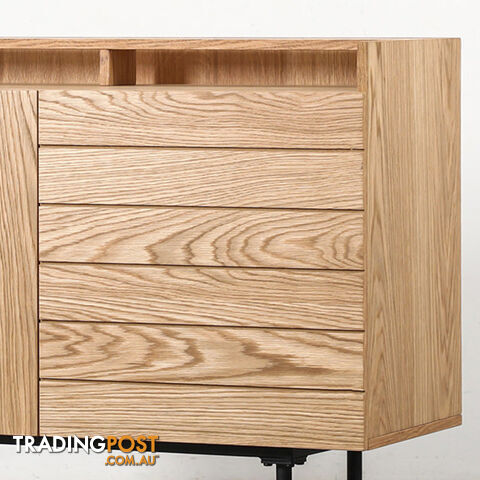 ZANE Sideboard 100cm - Natural Oak - BB-SB1007 - 9334719012117