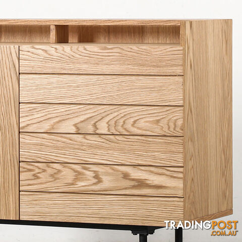 ZANE Sideboard 100cm - Natural Oak - BB-SB1007 - 9334719012117