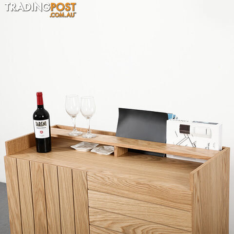 ZANE Sideboard 100cm - Natural Oak - BB-SB1007 - 9334719012117