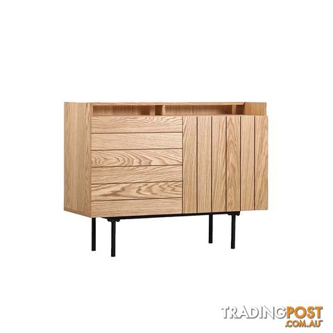 ZANE Sideboard 100cm - Natural Oak - BB-SB1007 - 9334719012117