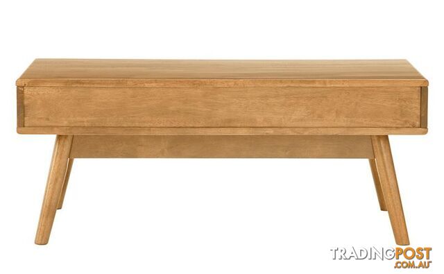 LAMAR Coffee Table with 2 Drawers 106cm - Natural - 133058 - 9334719000572