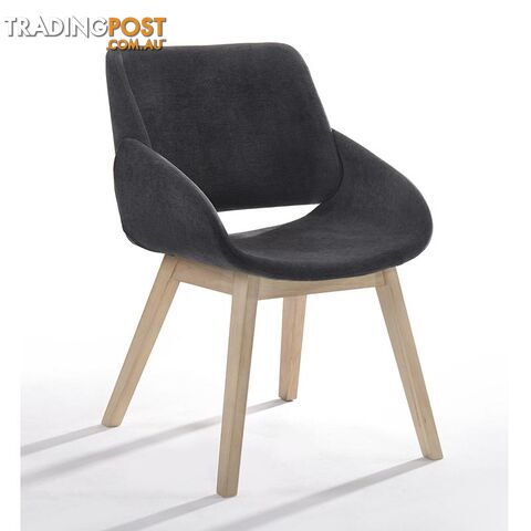 BELA Arm Chair - Charcoal - MI-C631 - 9334719006963