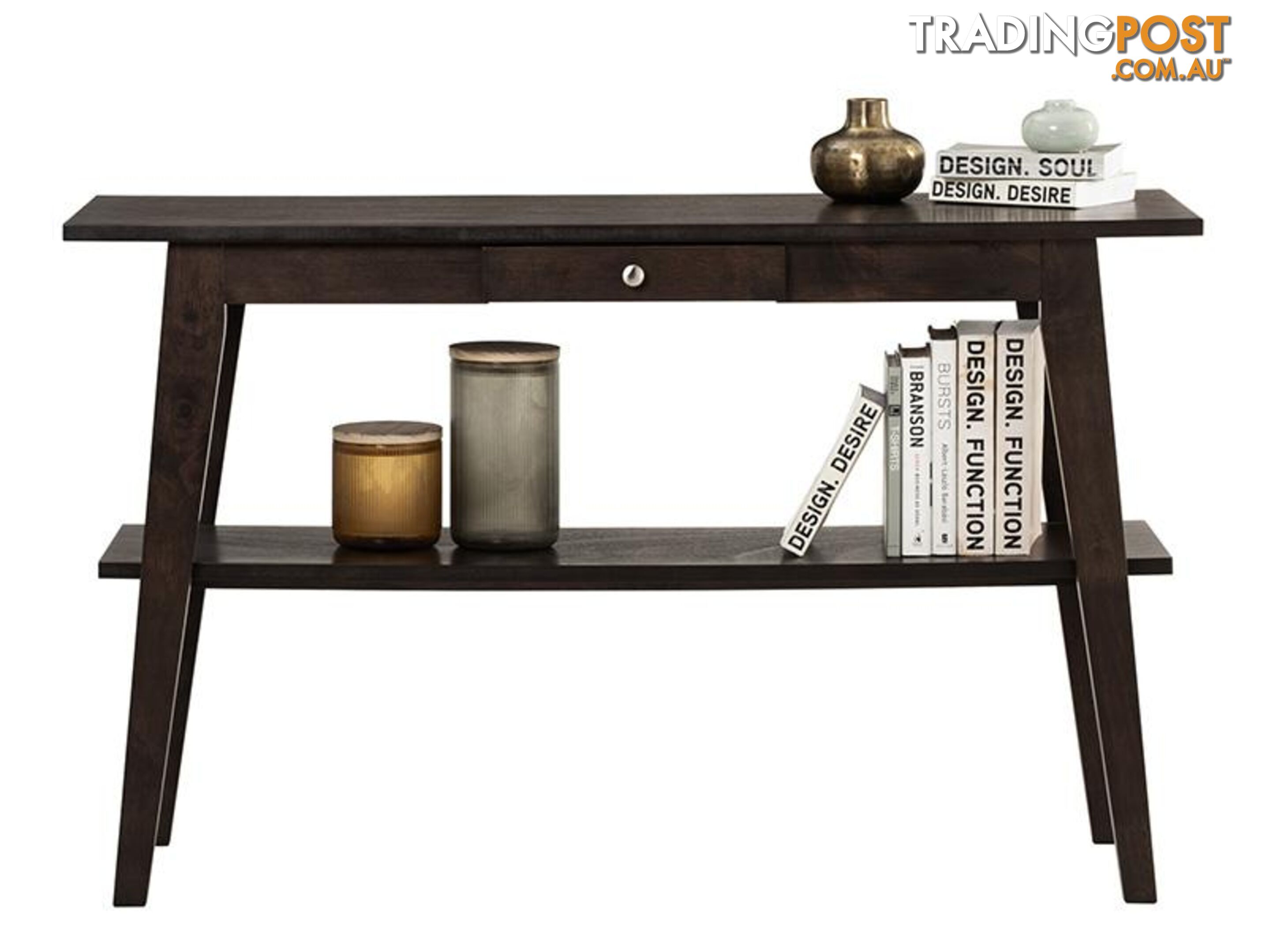 KAEL Console Table 117cm - Chestnut - 133052 - 9334719000558